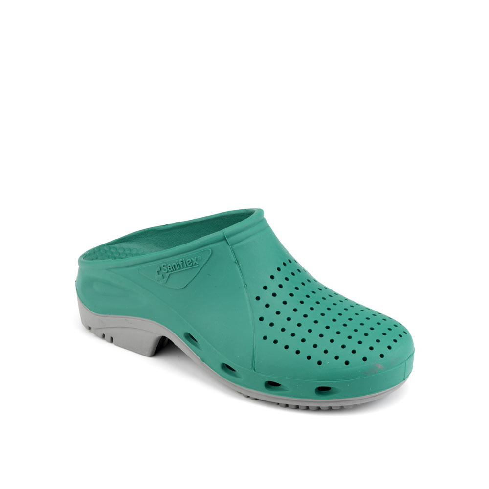 Art. 140 TR Rubber Clog Certified Antistatic and Sterilizable into autoclave made in Italy